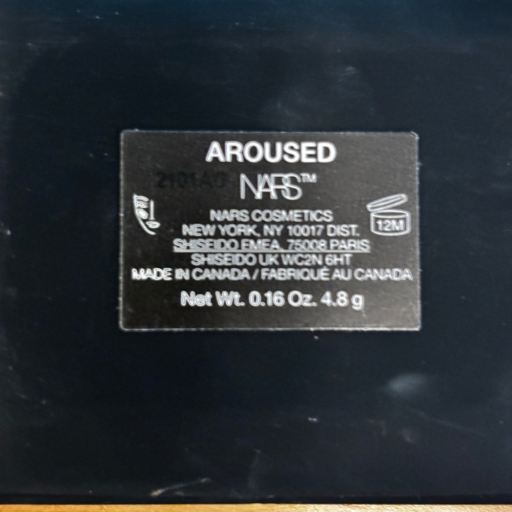 NARS Blush Women 0.16oz Aroused Deep Burgundy Matte Pressed Powder 4083 New - Picture 2 of 5